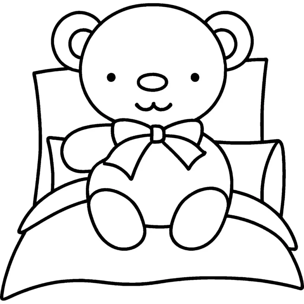Bow Coloring Pages