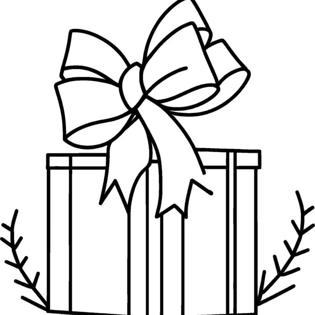 Bow Coloring Pages