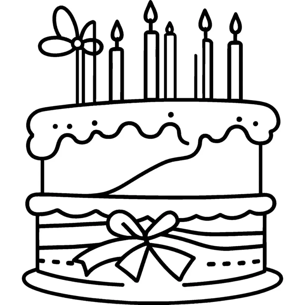 Bow Coloring Pages