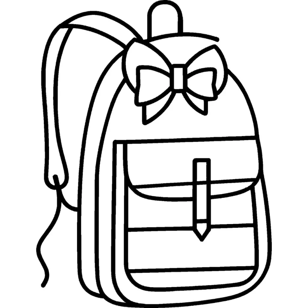 Bow Coloring Pages