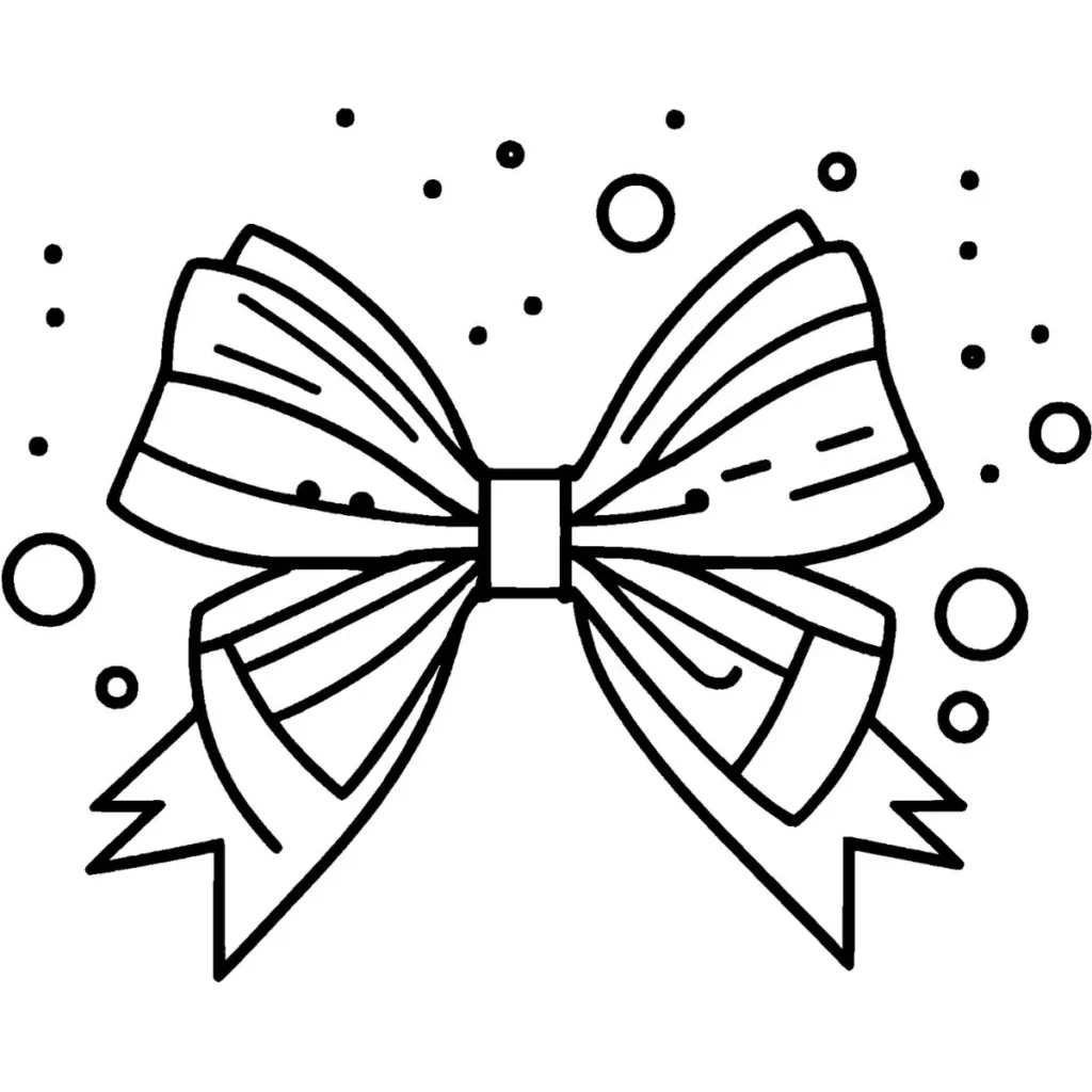 Bow Coloring Pages