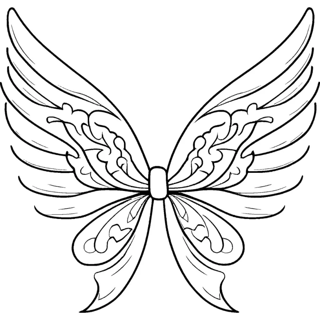 Bow Coloring Pages