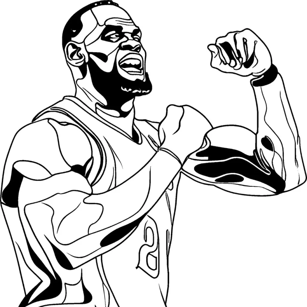 Lebron James Coloring Pages
