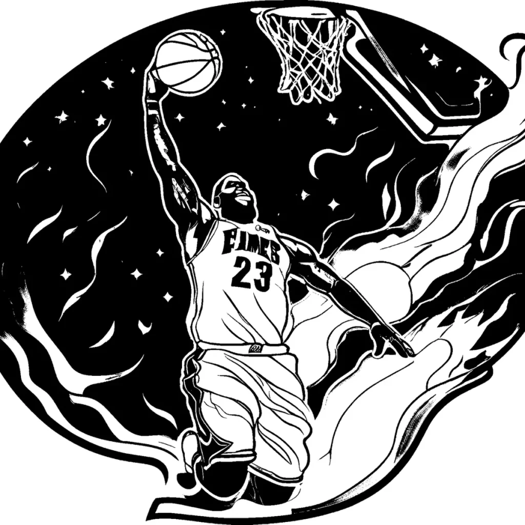 Lebron James Coloring Pages
