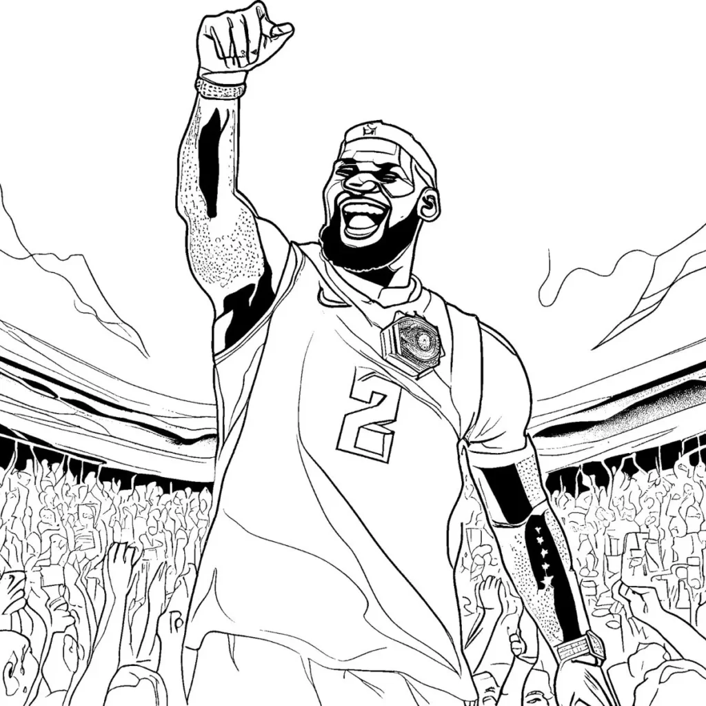 Lebron James Coloring Pages