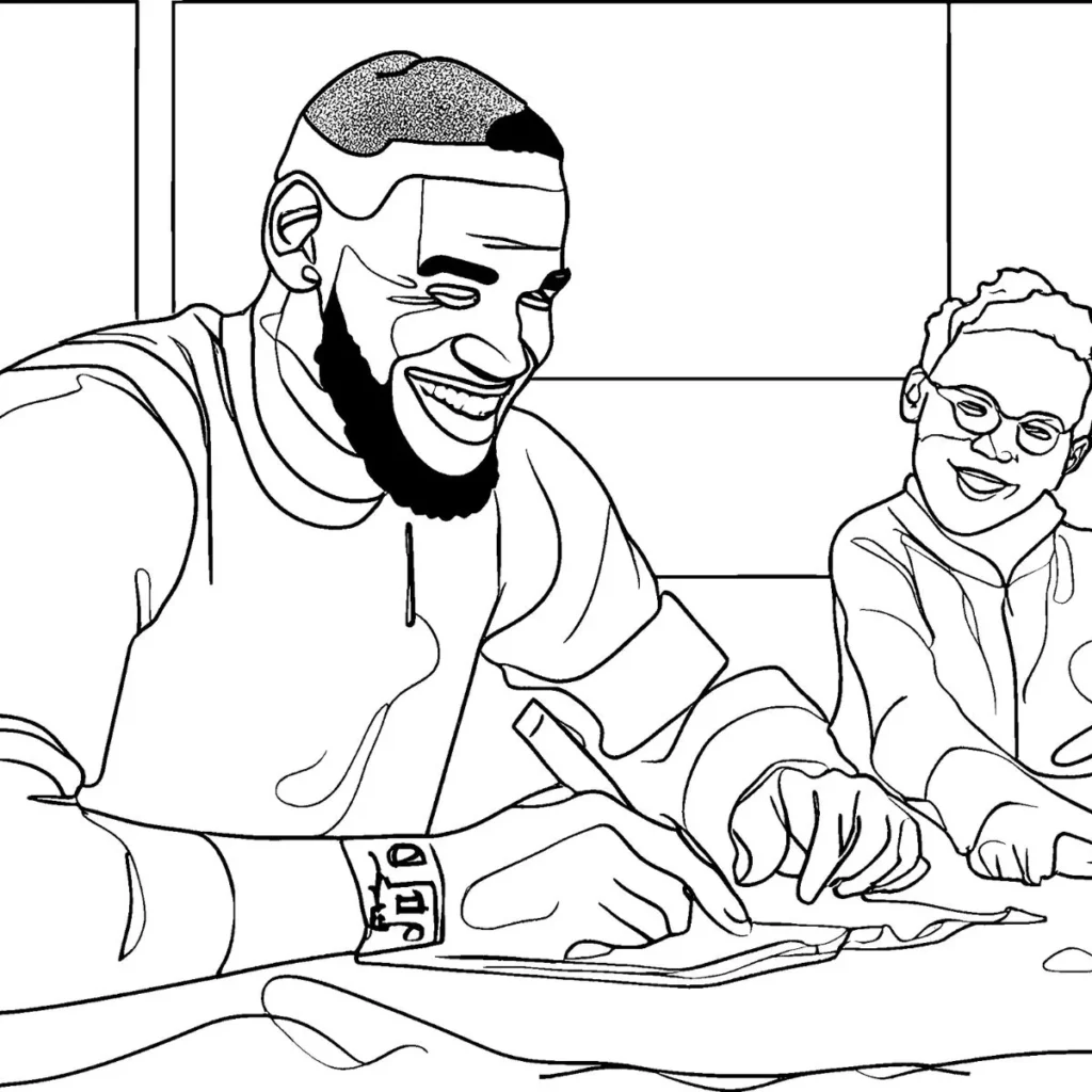 Lebron James Coloring Pages