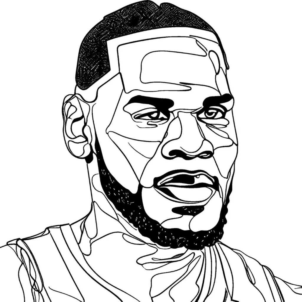 Lebron James Coloring Pages