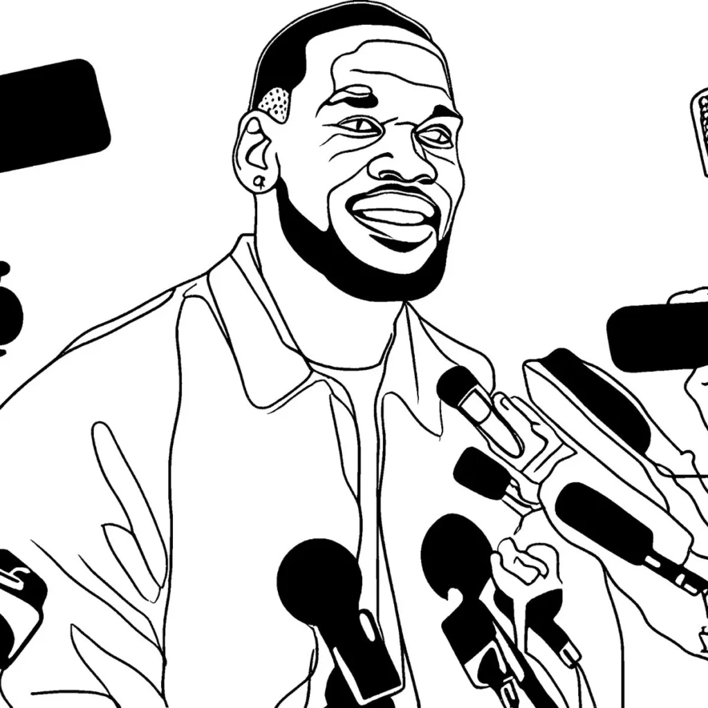 LeBron James Coloring Pages
