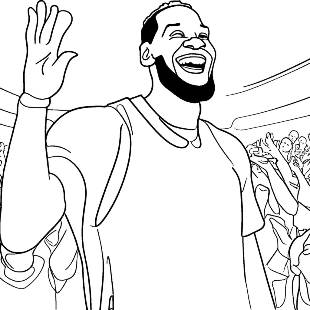 LeBron James Coloring Pages
