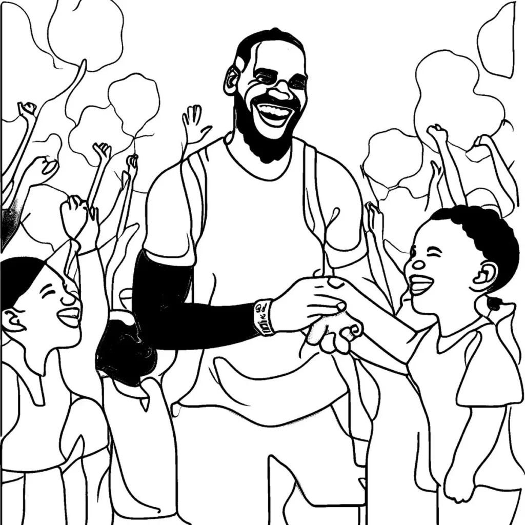 LeBron James Coloring Pages