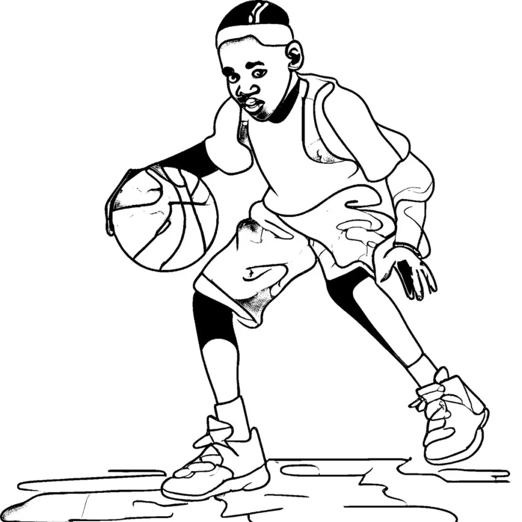 LeBron James Coloring Pages