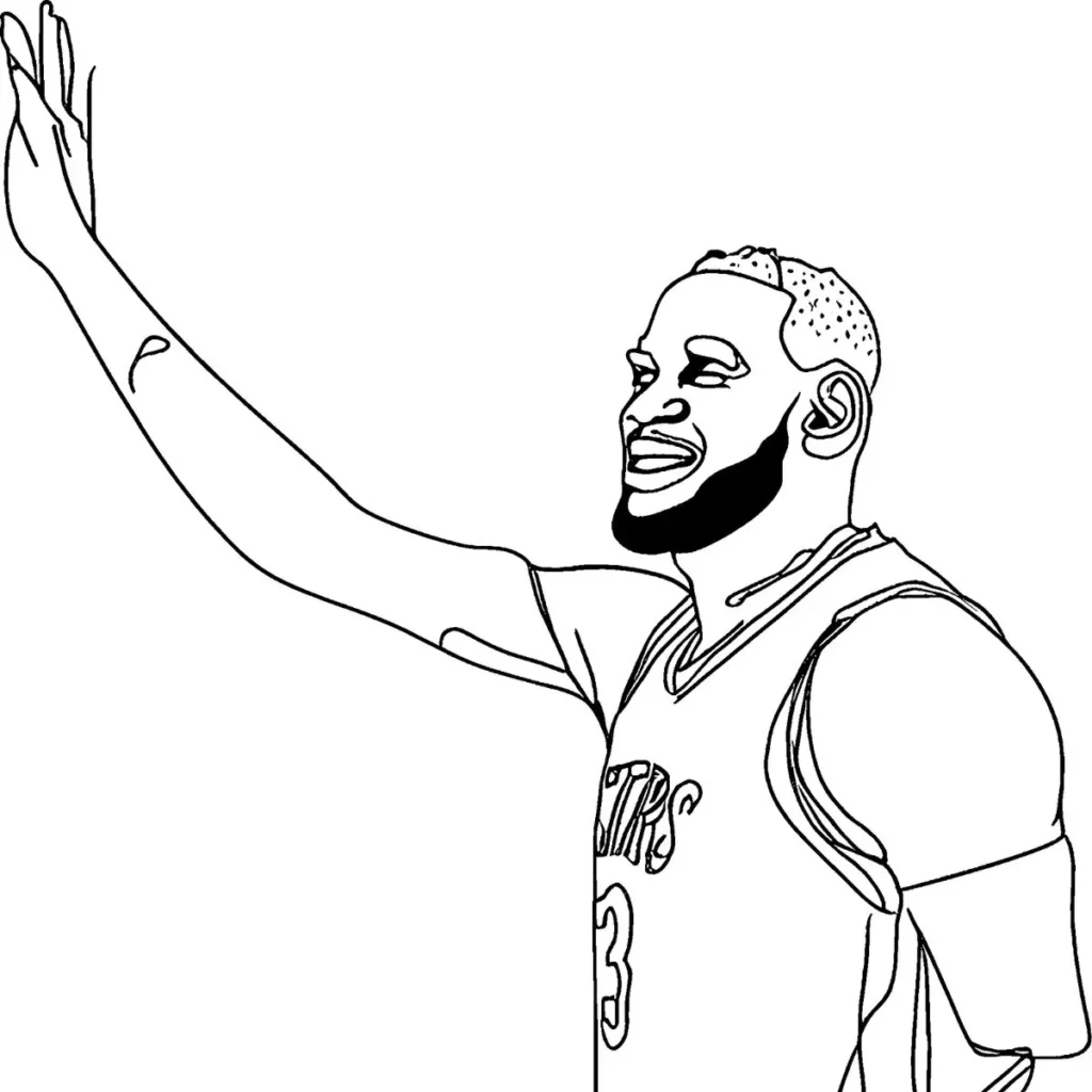 LeBron James Coloring Pages