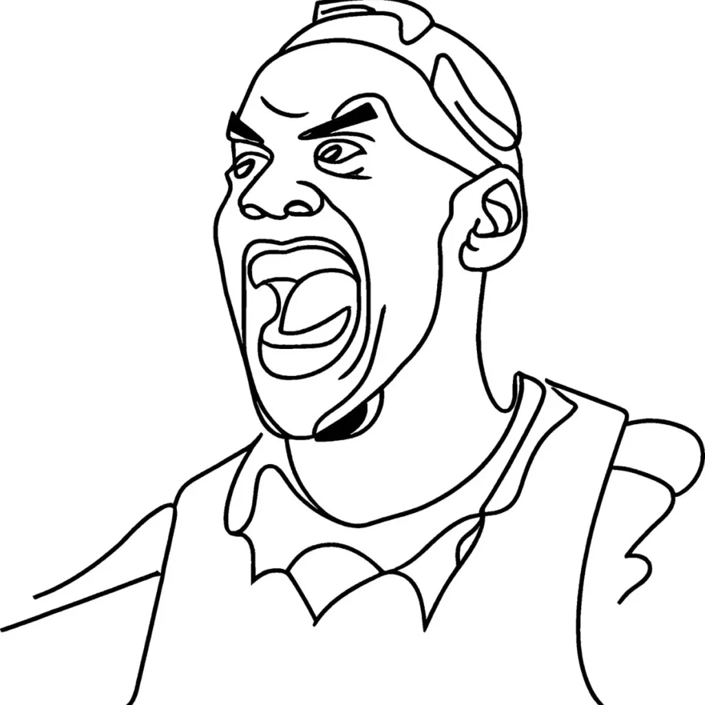 LeBron James Coloring Pages