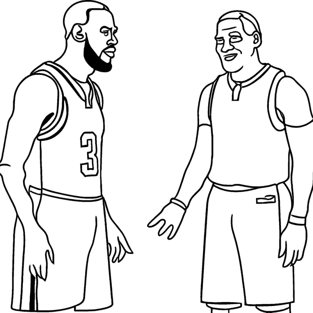 LeBron James Coloring Pages