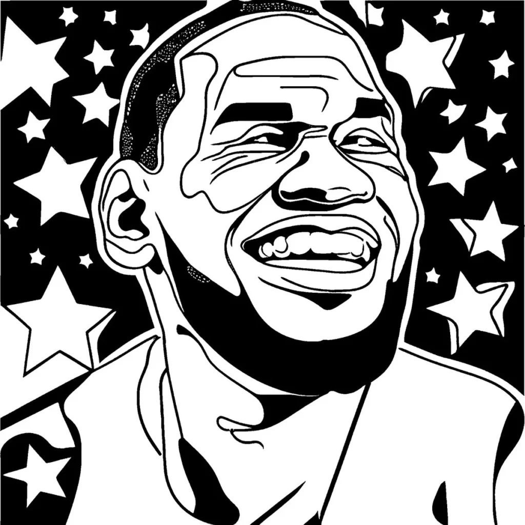 LeBron James Coloring Pages
