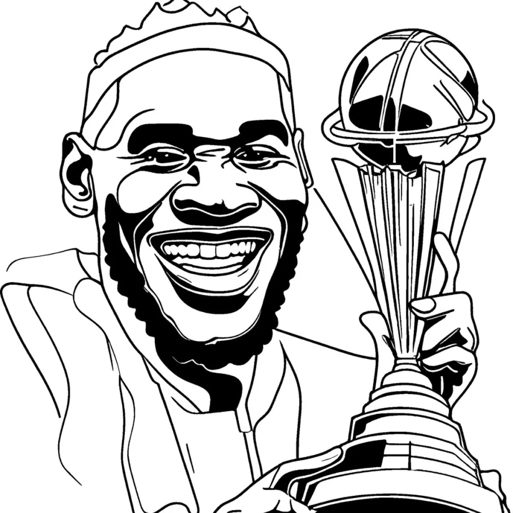 LeBron James Coloring Pages