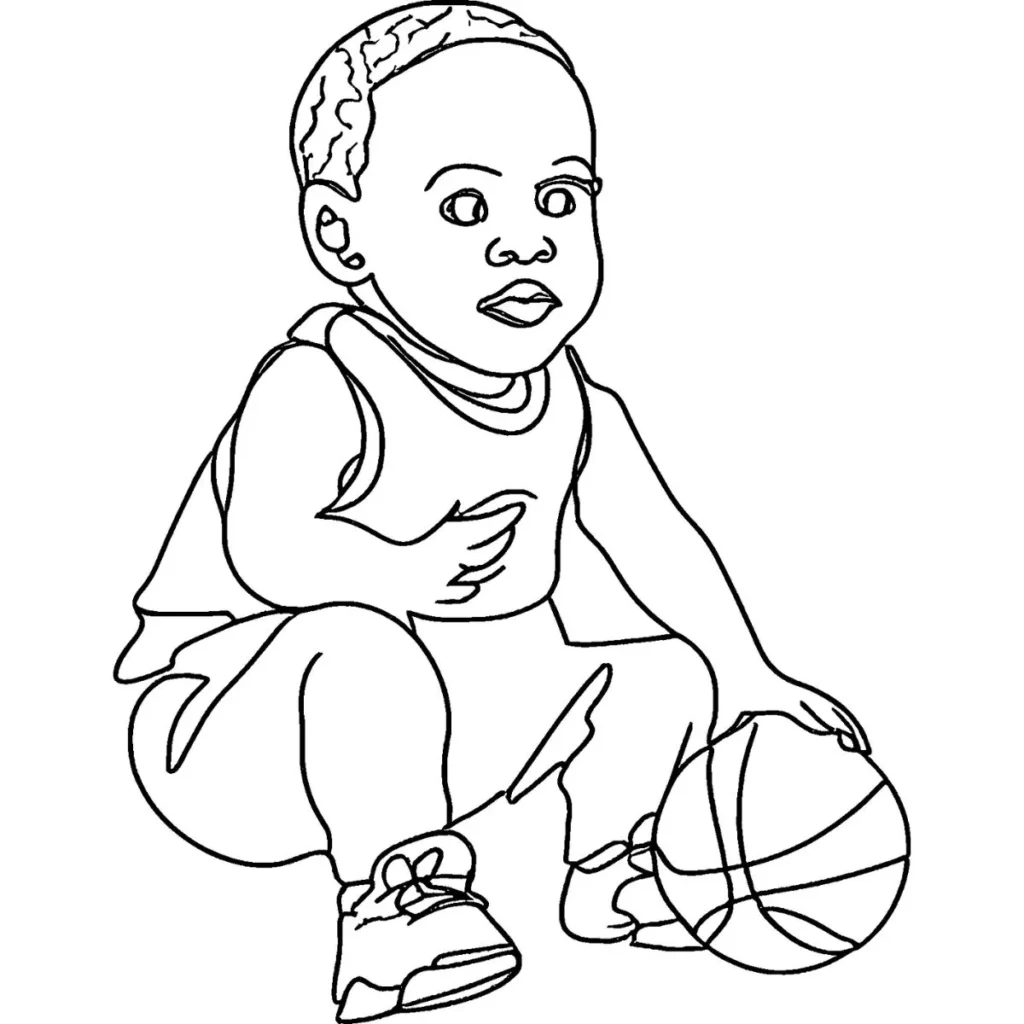 LeBron James Coloring Pages