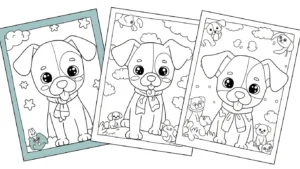 Cute Dog Coloring Pages