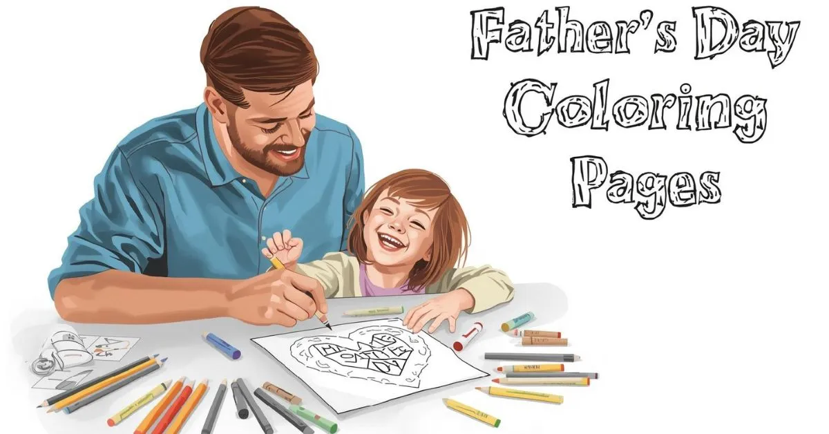Father’s Day Coloring Pages