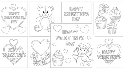 valentines day coloring pages for kids
